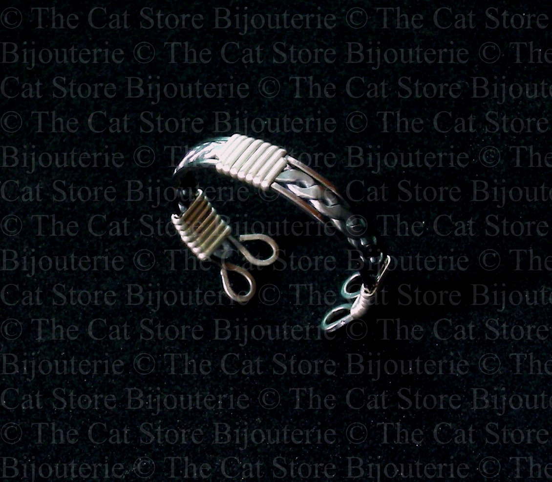 bague platinium THE CAT STORE Bijouterie