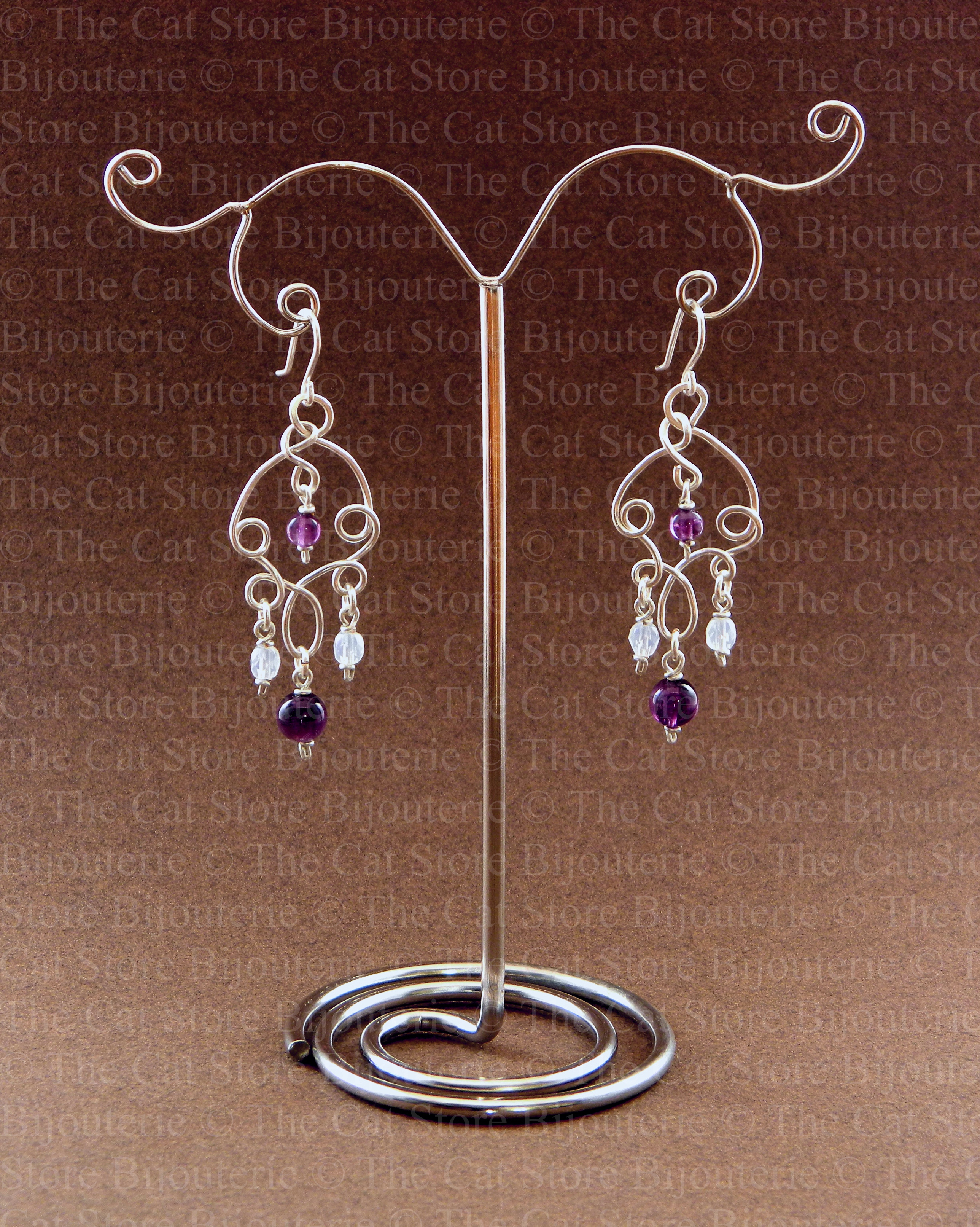 boucles d'oreilles morgane =THE CAT STORE Bijouterie=
