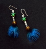 boucles d'oreilles peacock  THE CAT STORE Bijouterie
