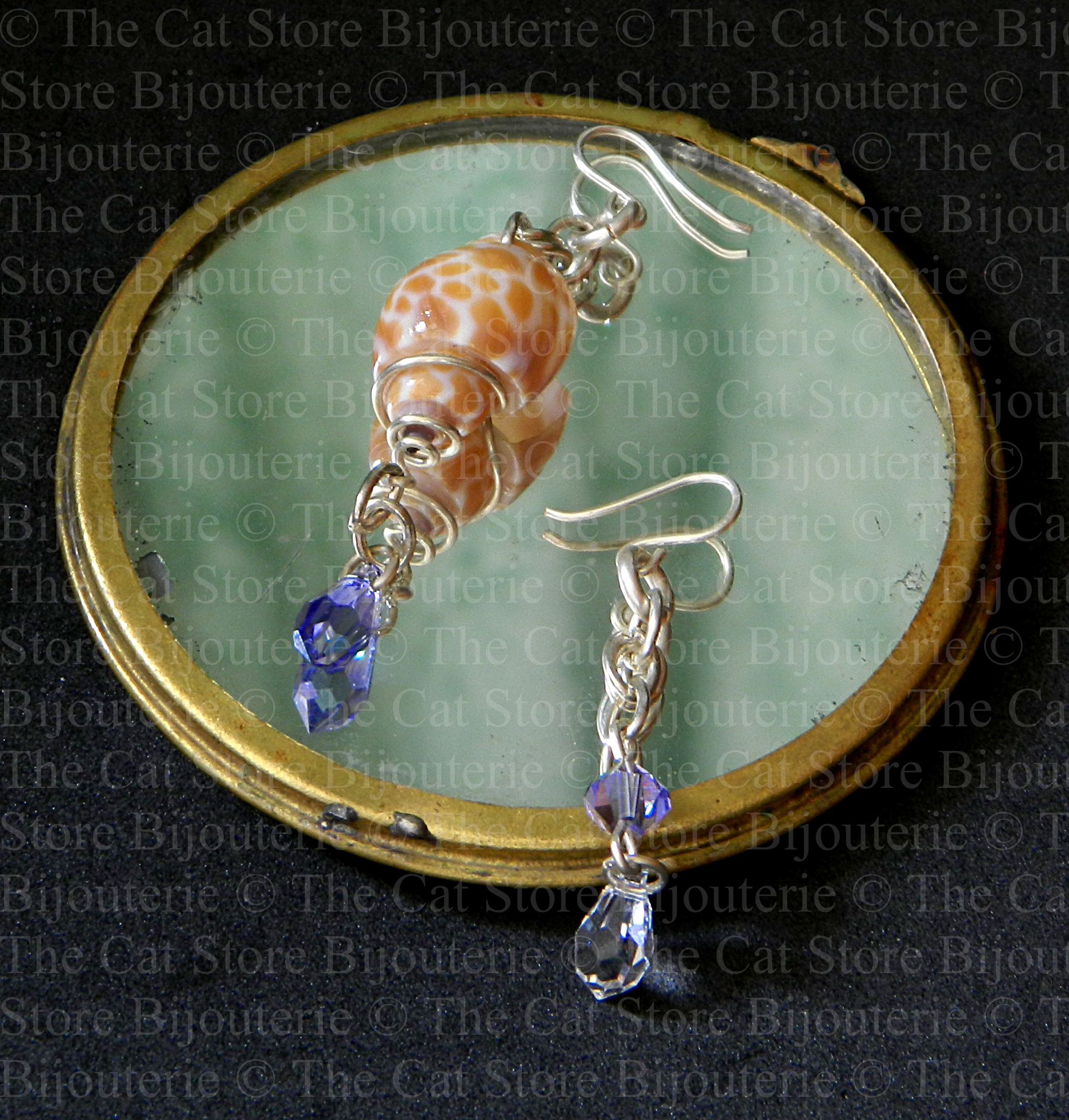 boucles d'oreilles storm haven détail =THE CAT STORE Bijouterie=