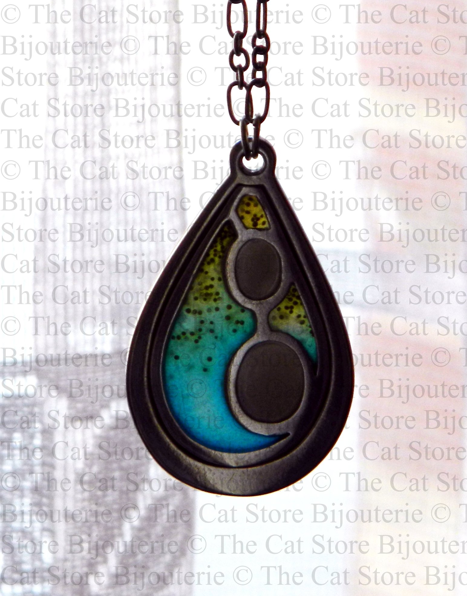 collier aqua transparence THE CAT STORE Bijouterie