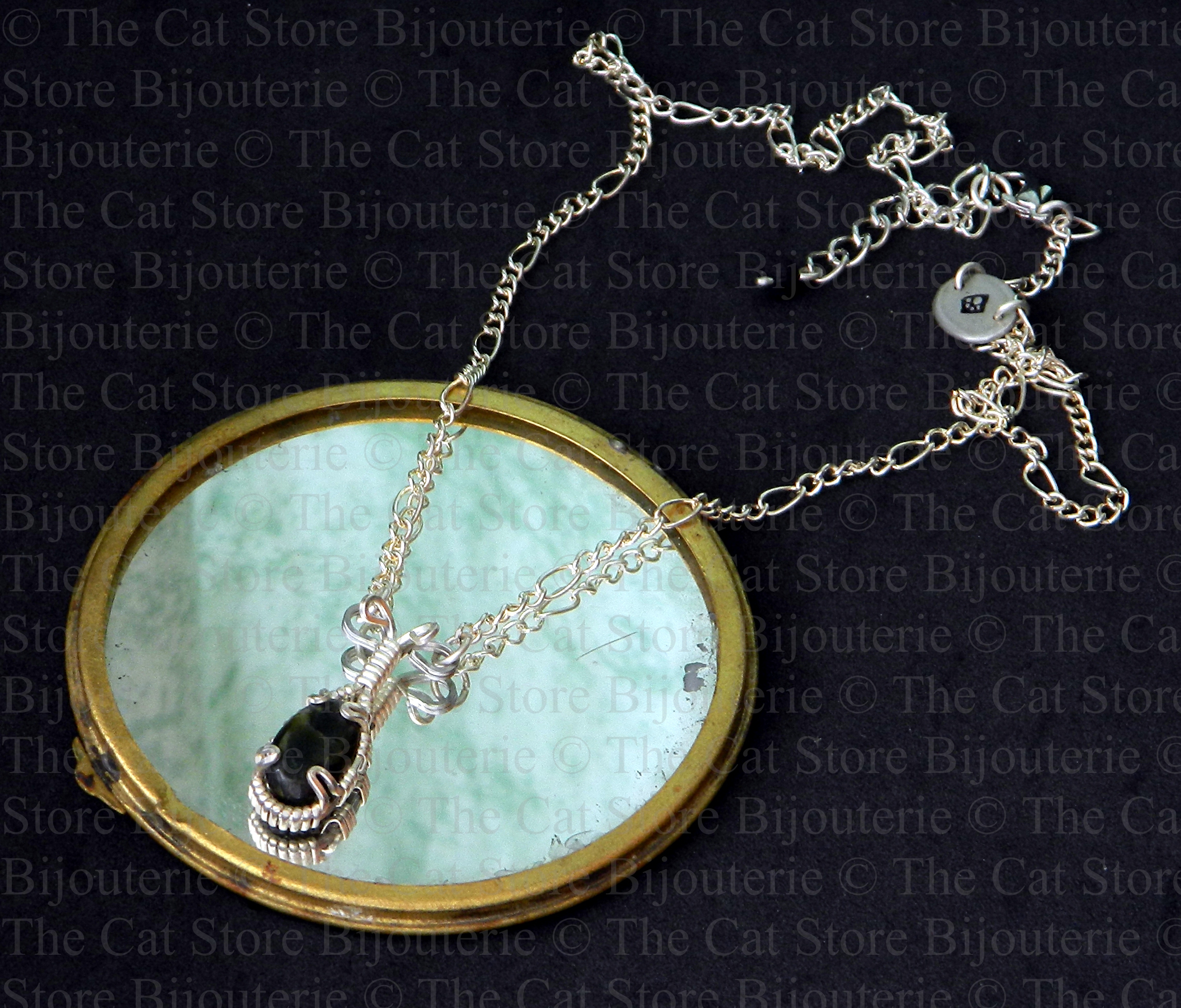 collier art nouveau #1  =THE CAT STORE Bijouterie=
