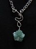 icone collier pendentif aloha art nouveau aventurine THE CAT STORE Bijouterie