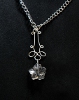 icone collier pendentif aloha art nouveau fluorite  THE CAT STORE Bijouterie