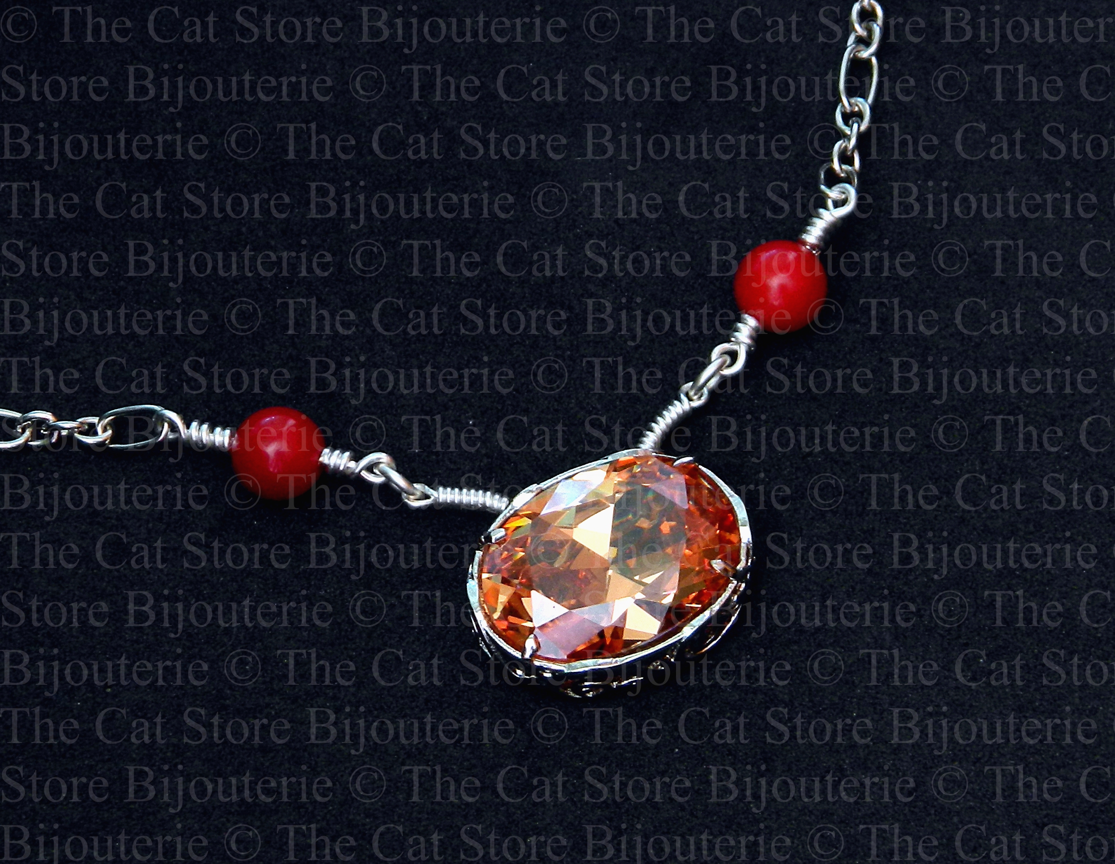 collier pendentif sunset THE CAT STORE Bijouterie